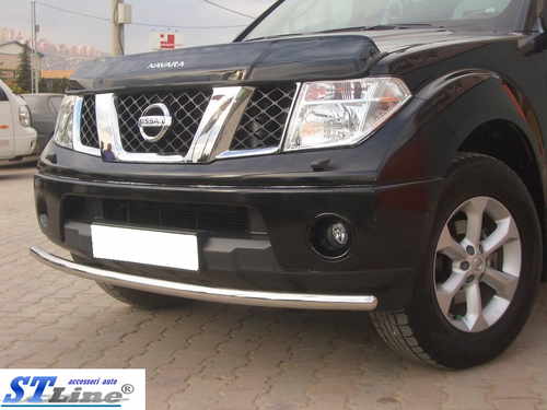 Передній захист ST008-1 (нерж) для Nissan Pathfinder R51 2005-2014