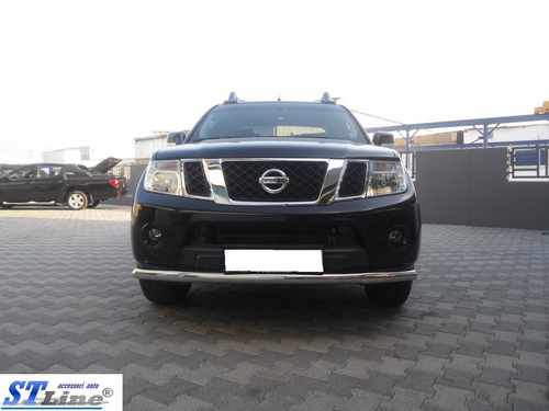 Передній захист ST008-1 (нерж) для Nissan Pathfinder R51 2005-2014
