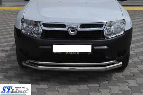 Передній захист ST017 (нерж.) для Dacia Duster 2008-2018 рр