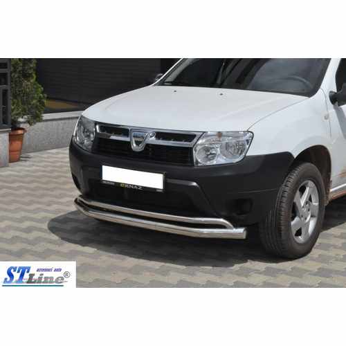 Передній захист ST017 (нерж.) для Dacia Duster 2008-2018 рр
