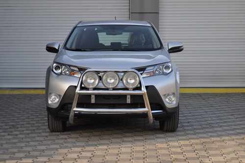 Кенгурятник WT018 (нерж) для Toyota Rav 4 2013-2018 рр