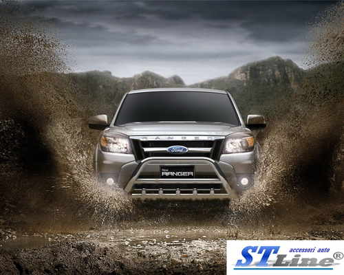 Кенгурятник WT003 (нерж) для Ford Ranger 2007-2011 