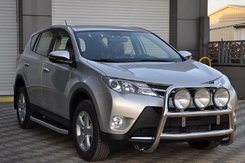 Кенгурятник WT018 (нерж.) для Hyundai Santa Fe 2 2006-2012рр