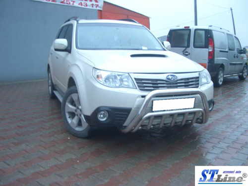 Кенгурятник WT002 (нерж.) для Subaru Forester 2008-2013 