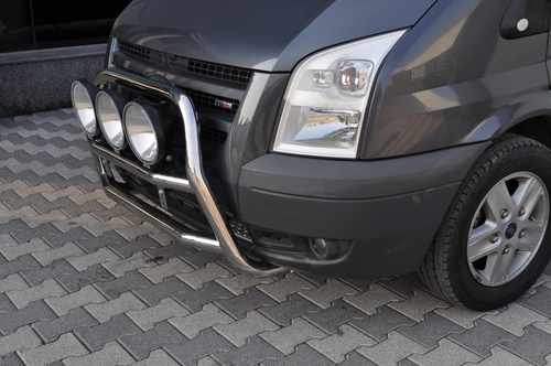 Кенгурятник WT018 (нерж.) для Ford Transit 2006-2014