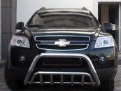 Передня дуга WT002 (нерж.) для Chevrolet Captiva 2006-2019