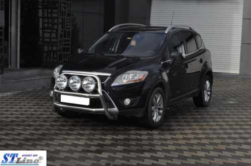 Кенгурятник WT018 (нерж.) для Ford Kuga 2008-2013 рр