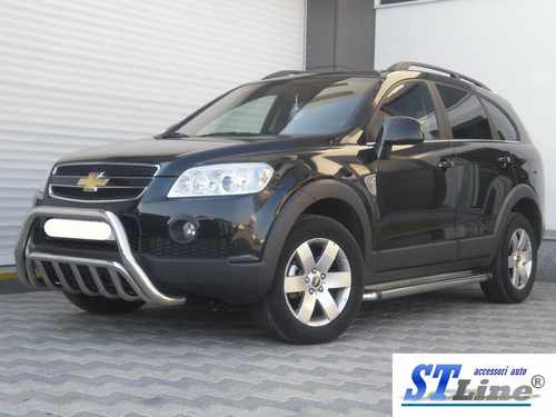 Передня дуга WT002 (нерж.) для Chevrolet Captiva 2006-2019