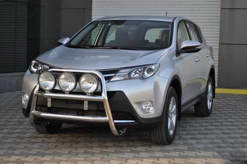 Кенгурятник WT018 (нерж) для Toyota Rav 4 2013-2018 рр