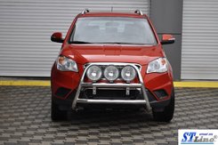Кенгурятник WT018 (нерж.) для SsangYong Korando 2010-2019