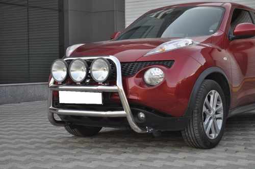 Кенгурятник WT018 (нерж) для Nissan Juke 2010-2019 рр