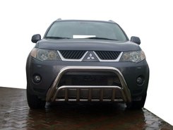 Кенгурятник WT002 (нерж.) для Mitsubishi Outlander 2006-2012
