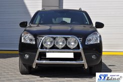 Передняя дуга WT018 (нерж.) для Chevrolet Trax 2012+ гг