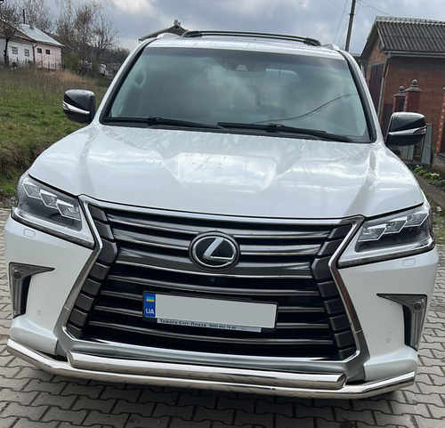 Передній захист ST014 (2015+, нерж) для Lexus LX570/450d