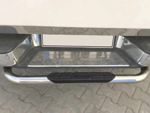 Задній захист Omsa (нерж) 76 мм для Nissan Navara/NP300 2016-2024