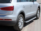 Бічні пороги BlackLine (2 шт., алюміній) для Hyundai Staria