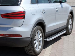 Бічні пороги BlackLine (2 шт., алюміній) для Hyundai Staria