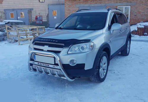 Кенгурятник WT004 (нерж) для Chevrolet Captiva 2006-2019