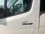 Накладки на ручки (нерж) 4 шт, Carmos - Турецька сталь для Mercedes Sprinter 2018↗рр.