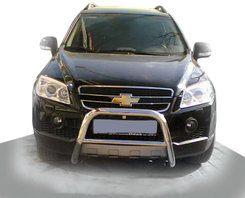 Передняя дуга WT005 (нерж.) для Chevrolet Captiva 2006-2019