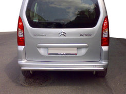 Задній захист (нерж.) 51 мм для Citroen Berlingo 2008-2018 рр