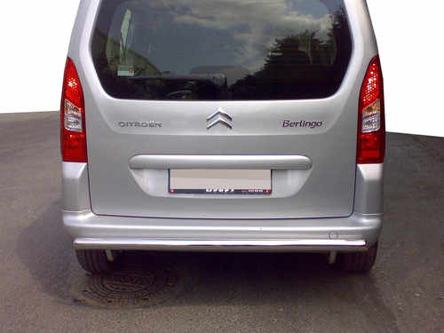 Задній захист (нерж.) 51 мм для Citroen Berlingo 2008-2018 рр