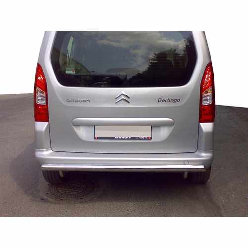 Задній захист (нерж.) 51 мм для Citroen Berlingo 2008-2018 рр