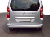 Задній захист (нерж.) 60 мм для Citroen Berlingo 2008-2018 рр