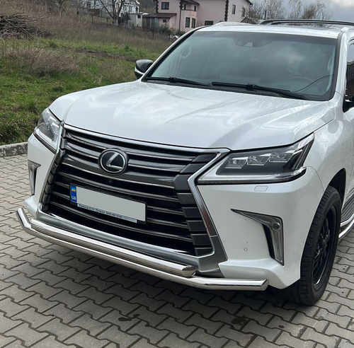 Передній захист ST014 (2015+, нерж) для Lexus LX570/450d