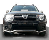 Передній захист ST012 (нерж.) для Dacia Duster 2008-2018 рр