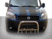 Передня дуга QT006 (нерж.) для Fiat Doblo I 2005-2010 рр