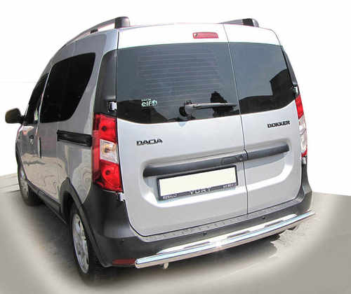Задня дуга AK002 (нерж) для Dacia Dokker 2013-2022 рр