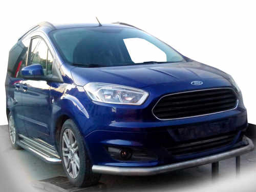 Передній захист ST008 (нерж) для Ford Courier 2014+ 