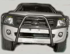 Передняя защита WT011 (нерж) для Ford Ranger 2011+ гг