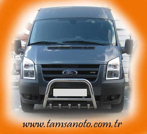 Кенгурятник WT003 (2006-2014, нерж.) для Ford Transit 