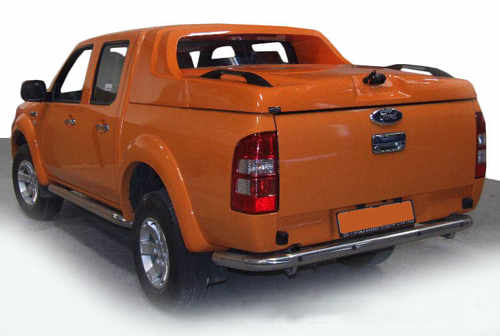 Задній захист AK005 (нерж) для Ford Ranger 2011-2024 рр