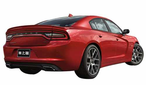 Спойлер Dodge Charger 2015-2019 ABS пластик, колір чорний глянець
