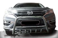 Передняя защита WT003 (нерж.) для Honda CRV 2017-2022