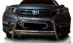 Передняя защита WT005 (нерж.) для Honda CRV 2017-2022