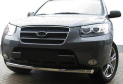 Передняя защита ST008 (нерж.) для Hyundai Santa Fe 2 2006-2012