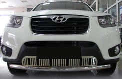 Передняя защита ST008-Special (нерж.) для Hyundai Santa Fe 2 2006-2012