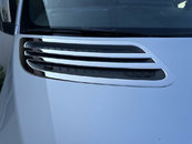 Накладки на повітрозабірник OmsaLine (2 шт., нерж) для Mercedes Sprinter 2018↗ рр.