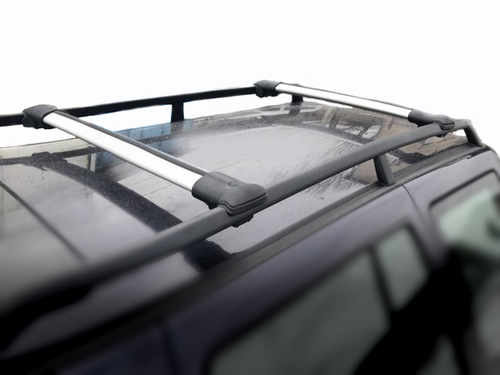  Багажник на рейлінги Volkswagen Caddy 2004 Turtle Diamond, сірий (2шт.)