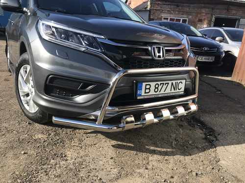 Передній захист WT003-ST-V2 (нерж.) для Honda CRV 2012-2016 