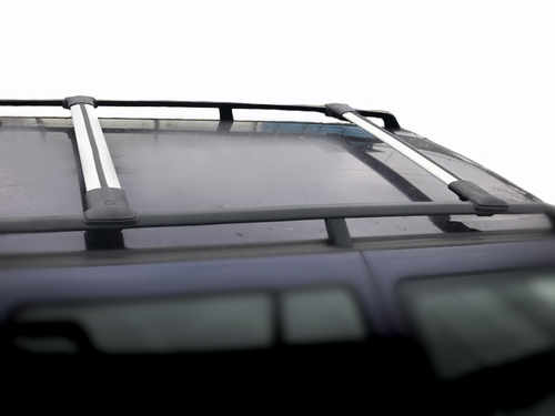  Багажник на рейлінги Volkswagen Caddy 2004+ Turtle Diamond, чорний (2шт.)