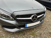 Передня решітка Diamond Silver 2014-2018, без камери для Mercedes C-сlass W205 2014-2021рр.