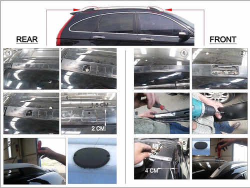 Рейлінги сірі (Crown) для Honda CRV 2007-2011рр.