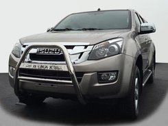 Передняя защита QT008 (нерж.) для Isuzu D-Max 2011-2019 гг