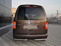 Задні куточки AK003 (2 шт., нерж) для Volkswagen Caddy 2004-2010 рр