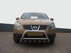 Передняя дуга WT003 (нерж.) 51 мм для Nissan Qashqai 2010-2014